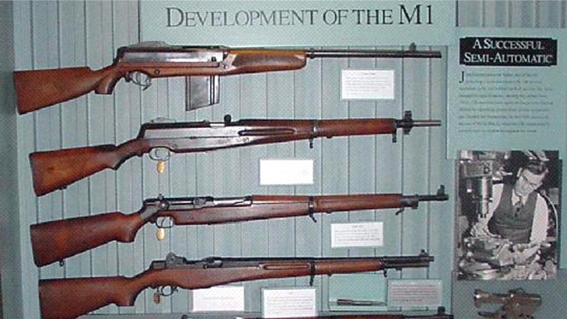 A photo of M1 Garands (National Park Service)