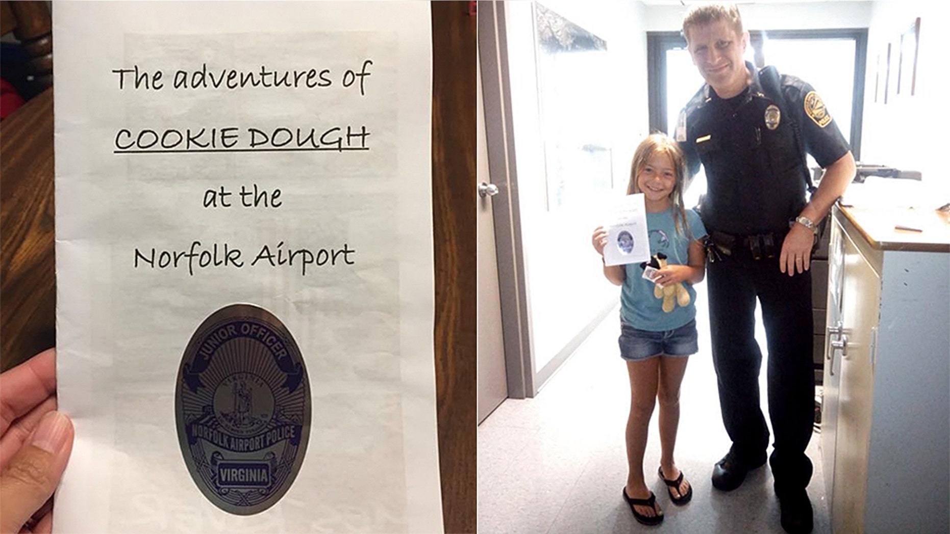 When a little girl left behind her favorite stuffed animal at the airport, the police took him on an adventure and documented the whole thing for her.