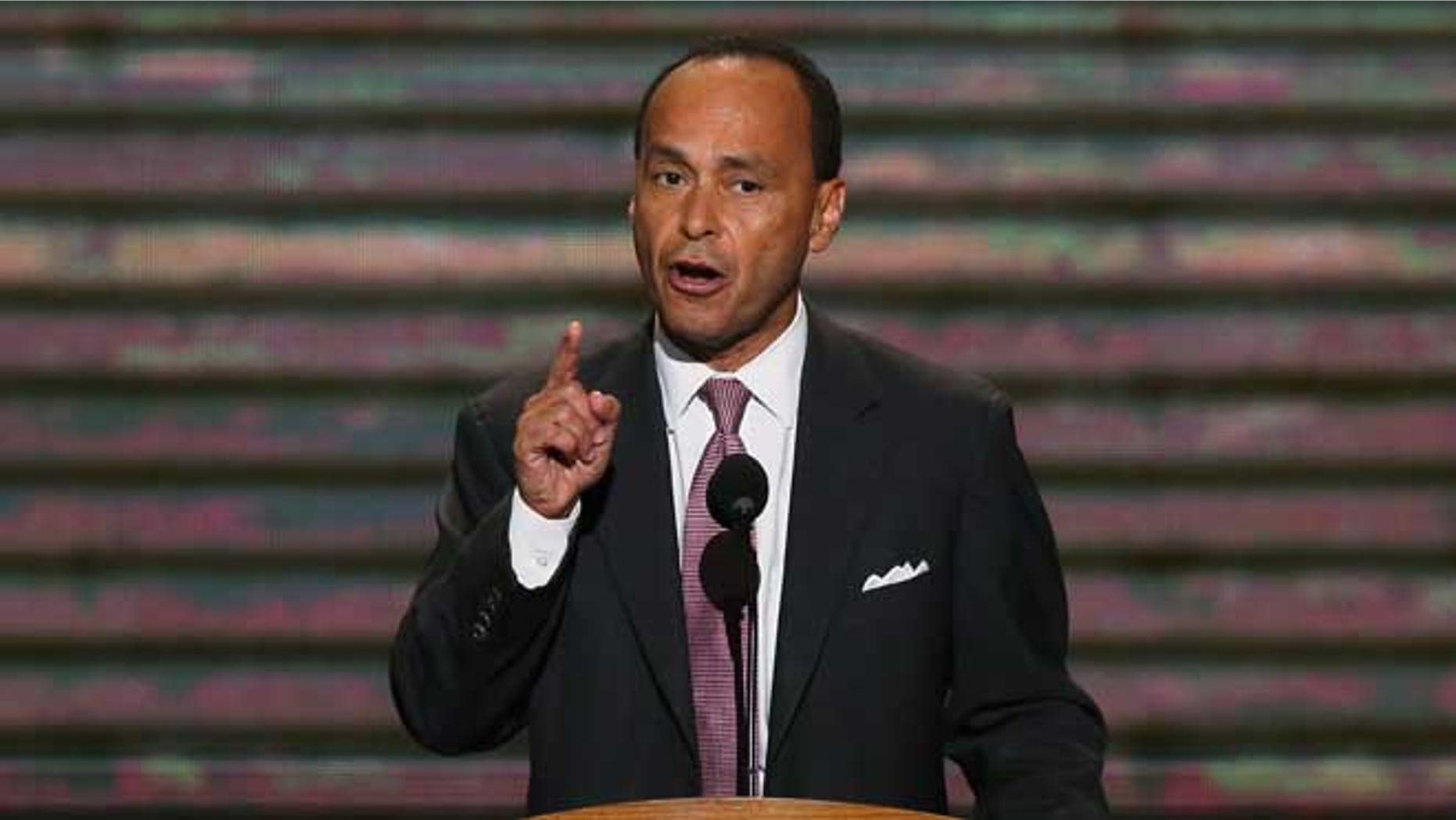 CHARLOTTE, NC - SEPTEMBER 05: U.S. Rep. Luis V. Gutierrez (D-IL) speaks during day two of the Democratic National Convention at Time Warner Cable Arena on September 5, 2012 in Charlotte, North Carolina. The DNC that will run through September 7, will nominate U.S. President Barack Obama as the Democratic presidential candidate. (Photo by Alex Wong/Getty Images)