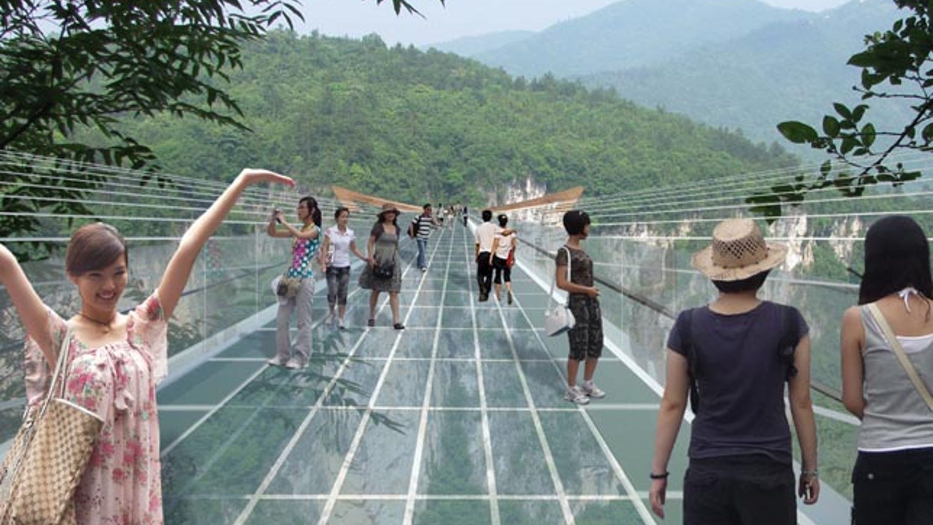 A digital rendering of the stunning new bridge.