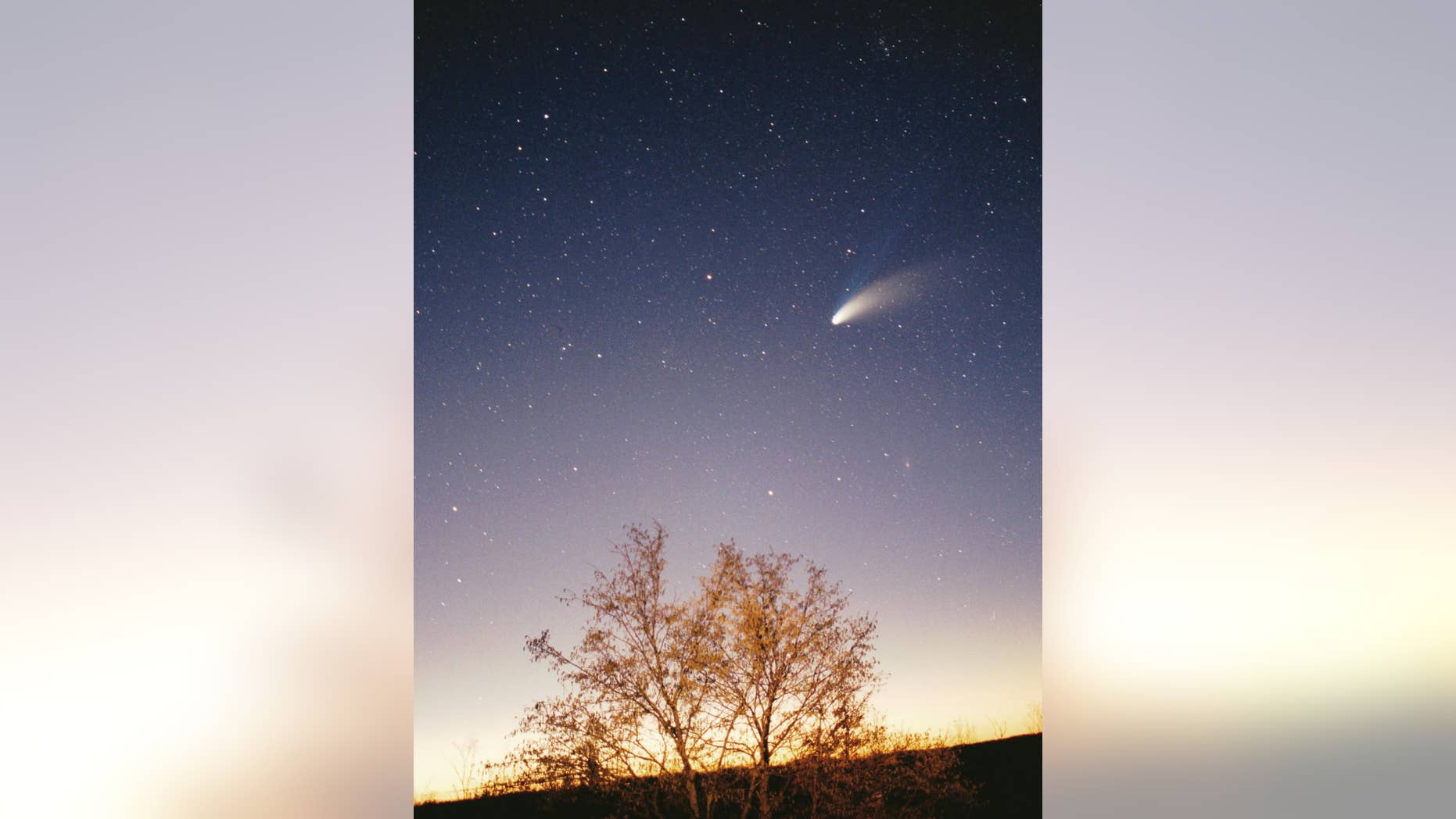 Comets like Hale Bopp, seen here, can release dust that can make its way into Earth's stratosphere, where we can collect and study it.