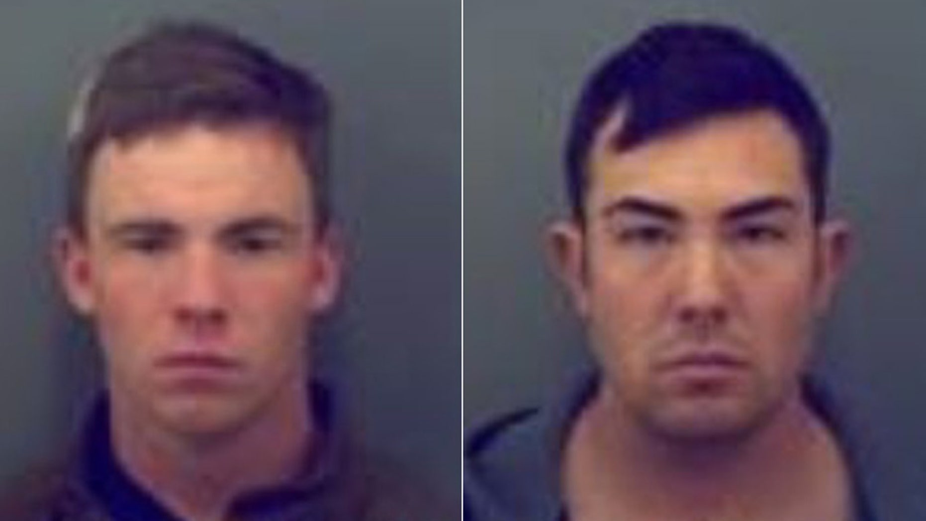 Army soldiers Tyler Shane Hall, (l.), and Eric Duvall, (r.), are facing murder charges in the death of a 16-year-old. (El Paso County Sheriff's Office)