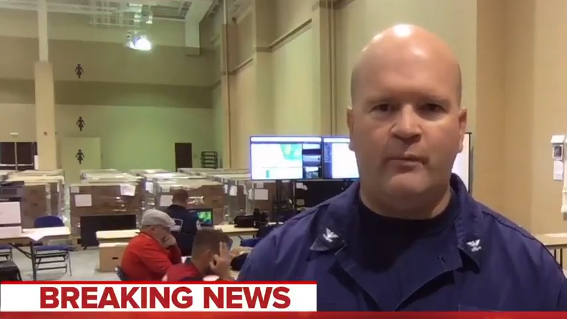 The U.S. Coast Guard “removed” a member from its Hurricane Florence response team on Friday after he made an “OK” hand gesture on live television that the agency deemed “offensive.”