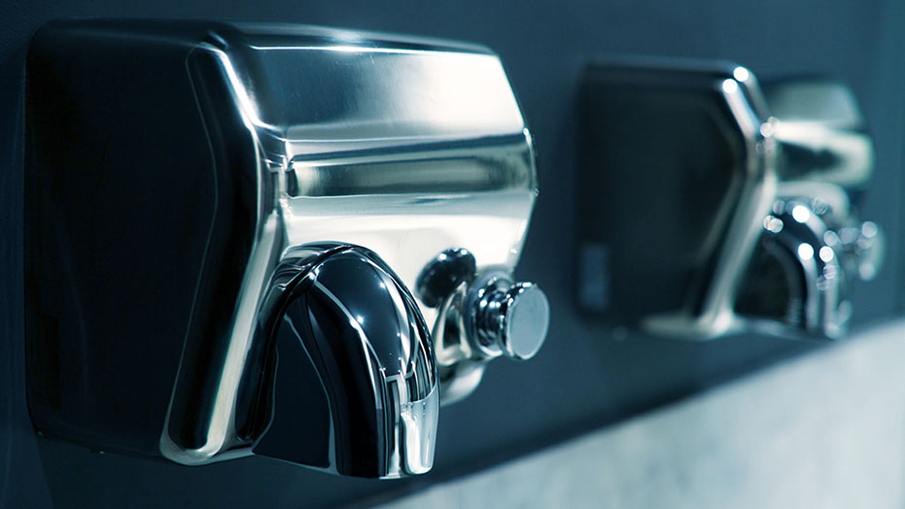 A study found hand dryers blow bacteria, including fecal matter, on to hands.