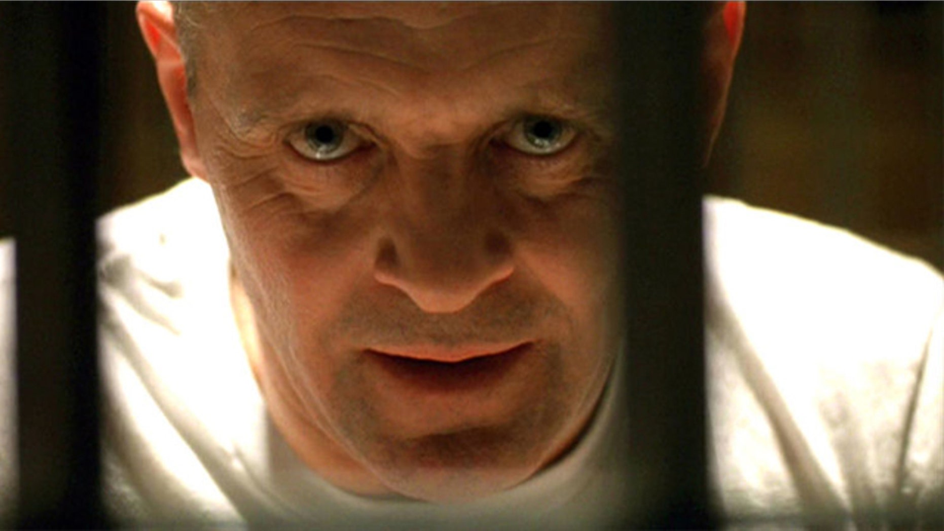 Anthony Hopkins as Hannibal Lecter, a serial killer in the 1991 film "The Silence of the Lambs."