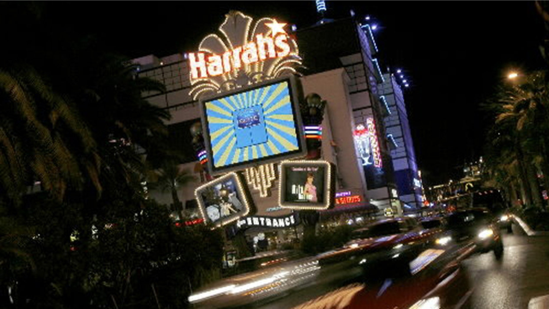 File photo of Harrah's hotel and casino in Las Vegas.