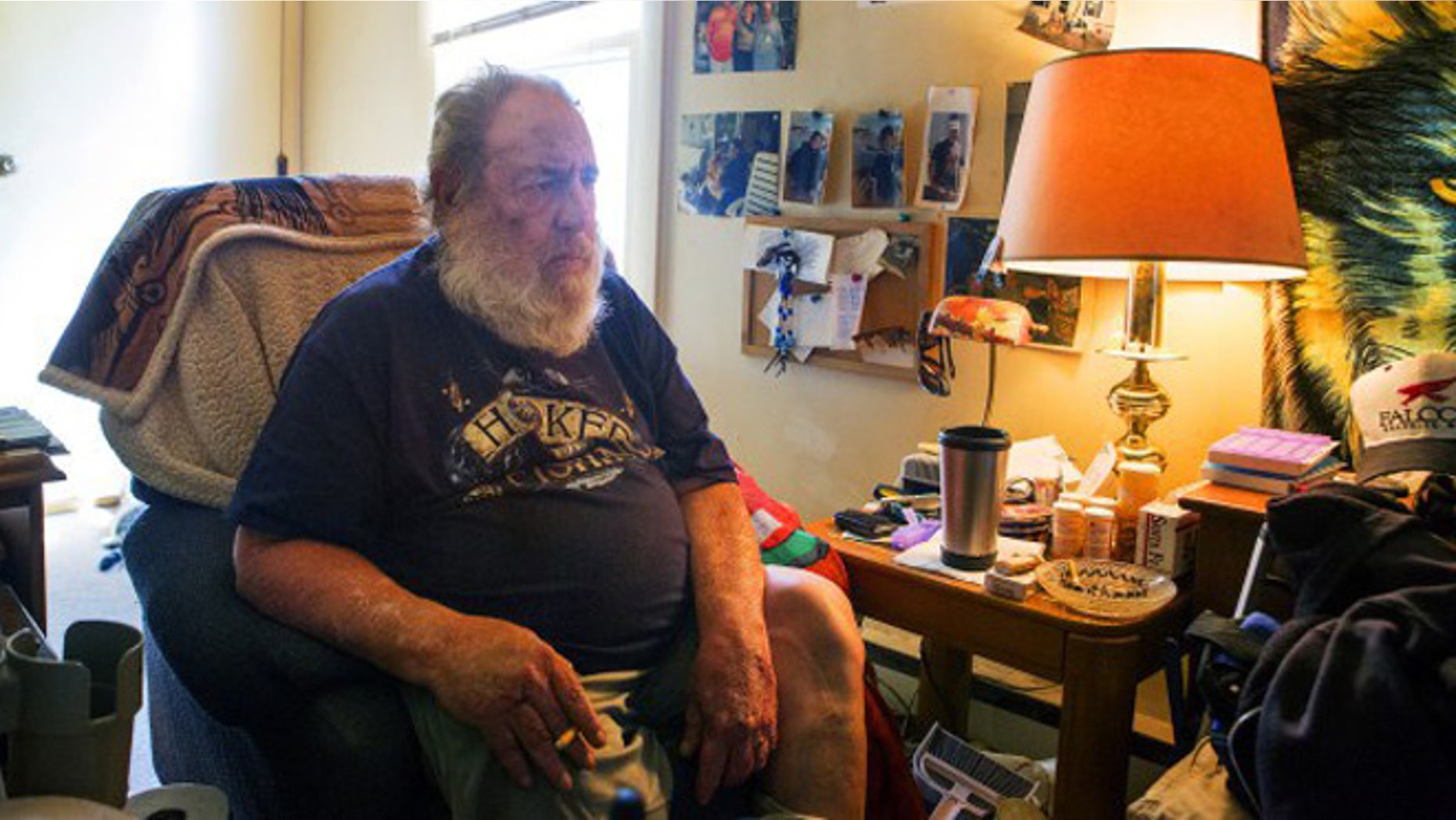 Harvey Lamb, 67, bought a gun to defend himself and ended up shooting an intruder less than a day later. (Ashley Conti/ Bangor Daily News)
