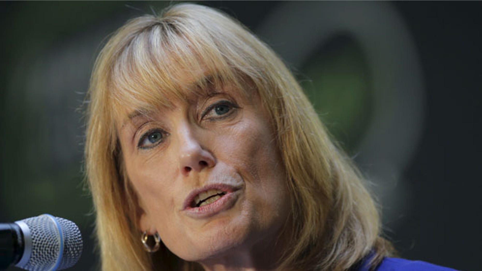 FILE: Oct. 12, 2015: New Hampshire Gov. Maggie Hassan (D) in Manchester, N.H. (REUTERS)