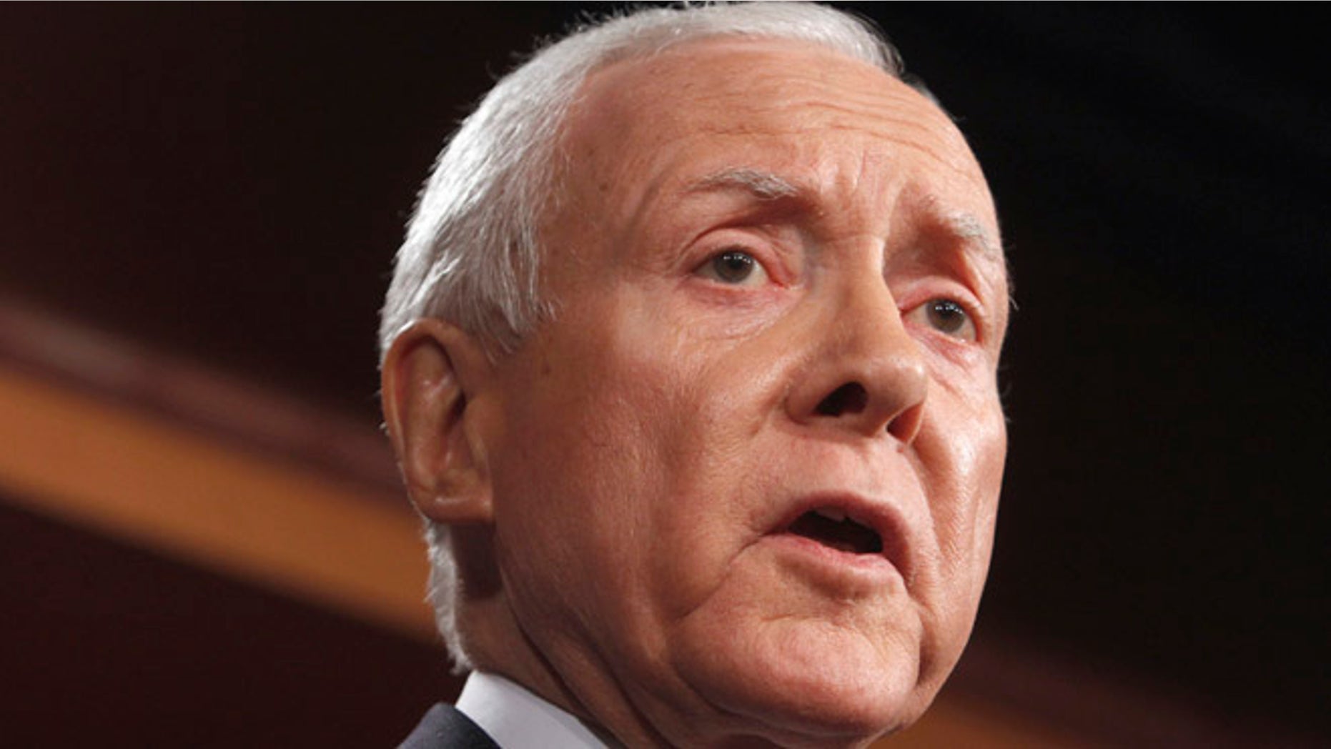 Feb. 2, 2011: Sen. Orrin Hatch, R-Utah, speaks on Capitol Hill in Washington.