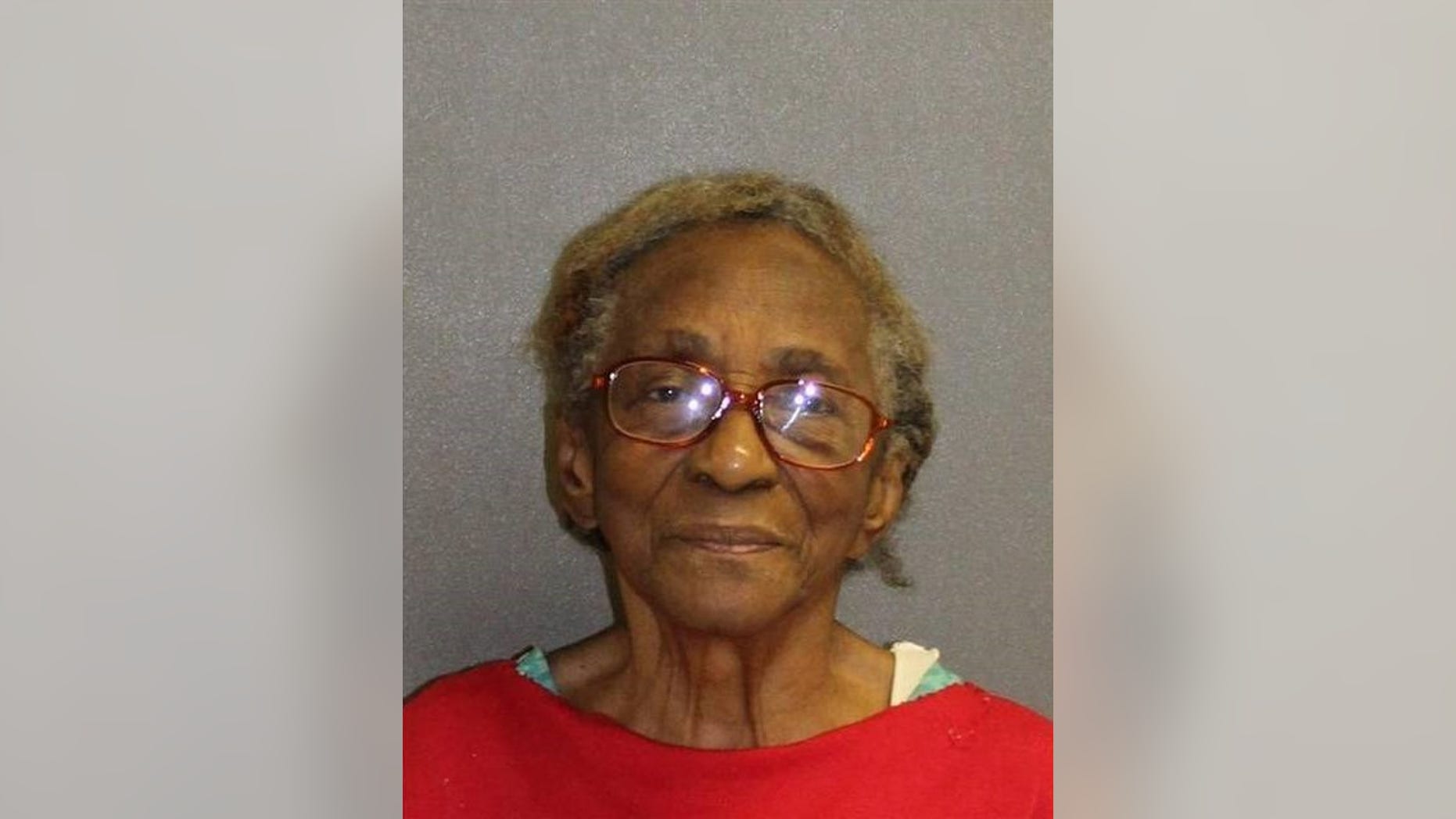 Hattie Reynolds, 95, was arrested after she slapped her granddaughter in the face with a slipper, police said.