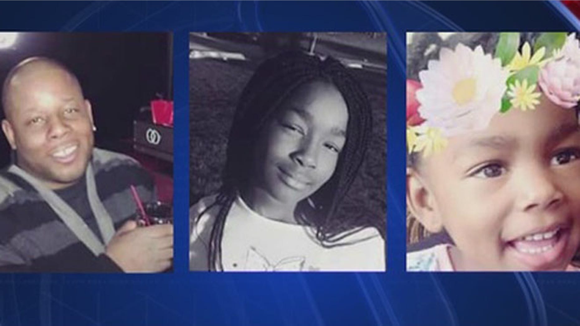 Dionus Neely, 39, and his two children, Elle, 10, and India, 3, were killed early Saturday. (Fox 32 Chicago)