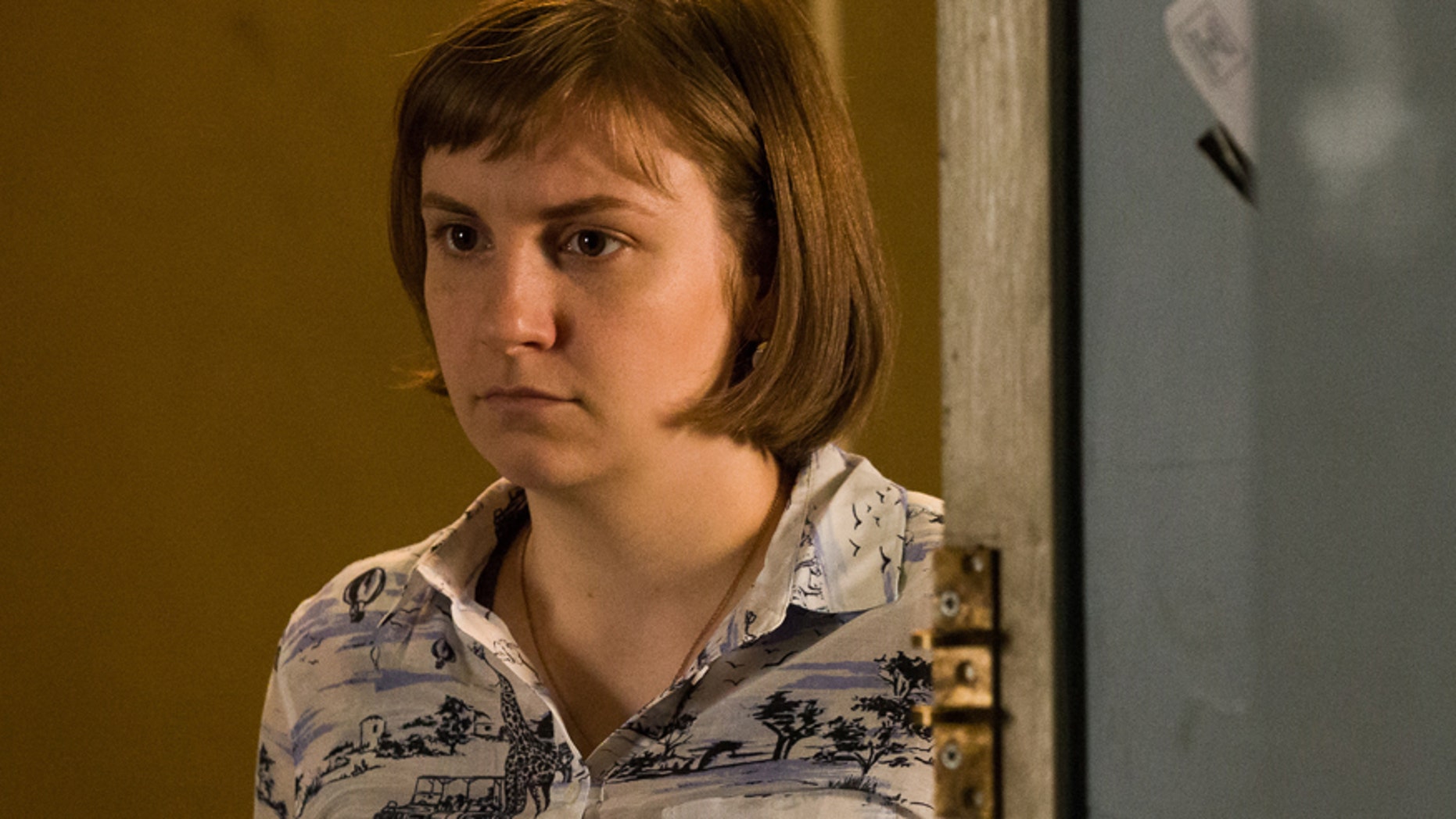 Lena Dunham in a scene from HBO's "Girls."