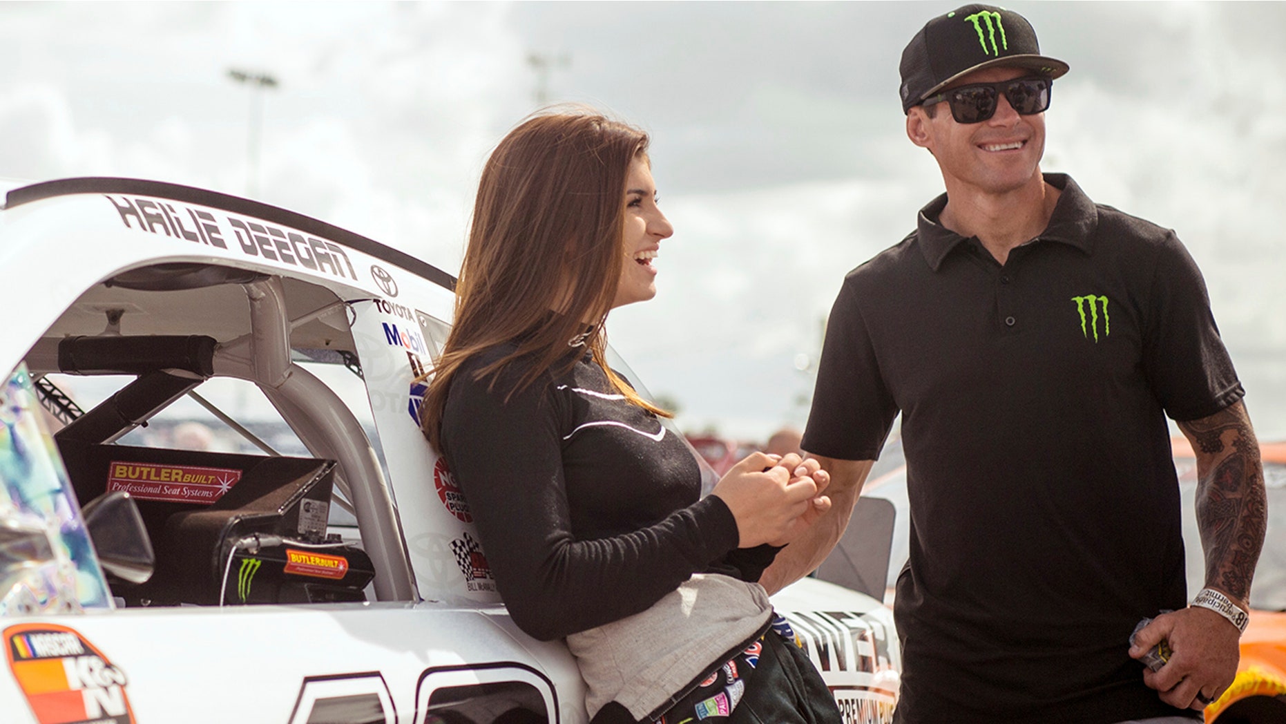 Hallie is the daughter of extreme sports star Brian Deegan.