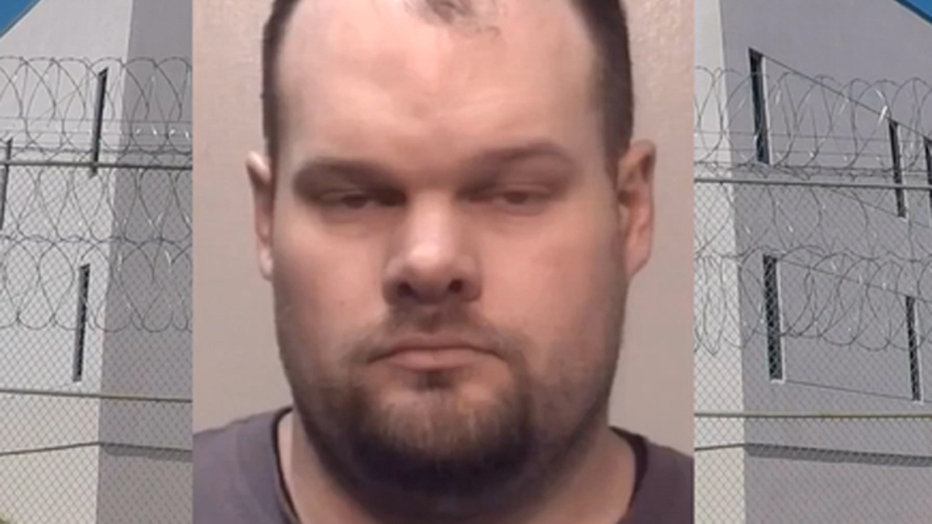 Corey Allen Booth is accused of head-butting his 3-month-old baby.