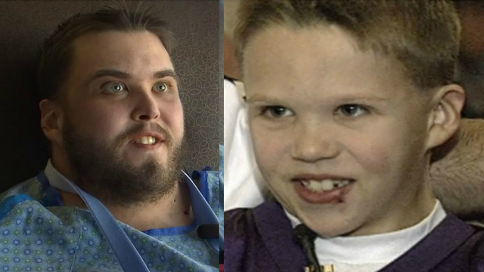 Jaren, pictured right in an interview before his first heart transplant, received the new heart on June 23.