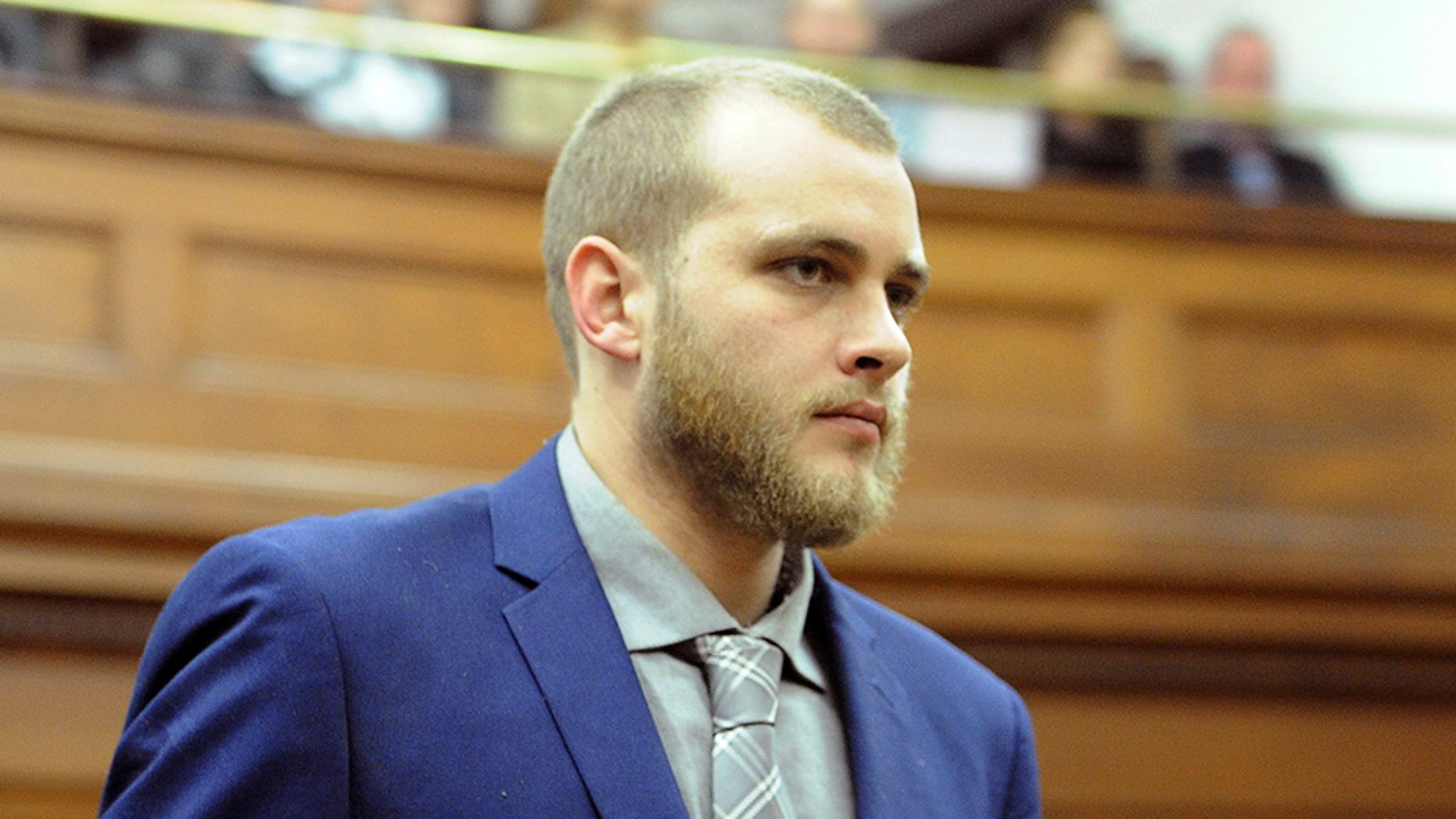 May 21, 2018: Henri van Breda arrives in the High Court in Cape Town, South Africa.