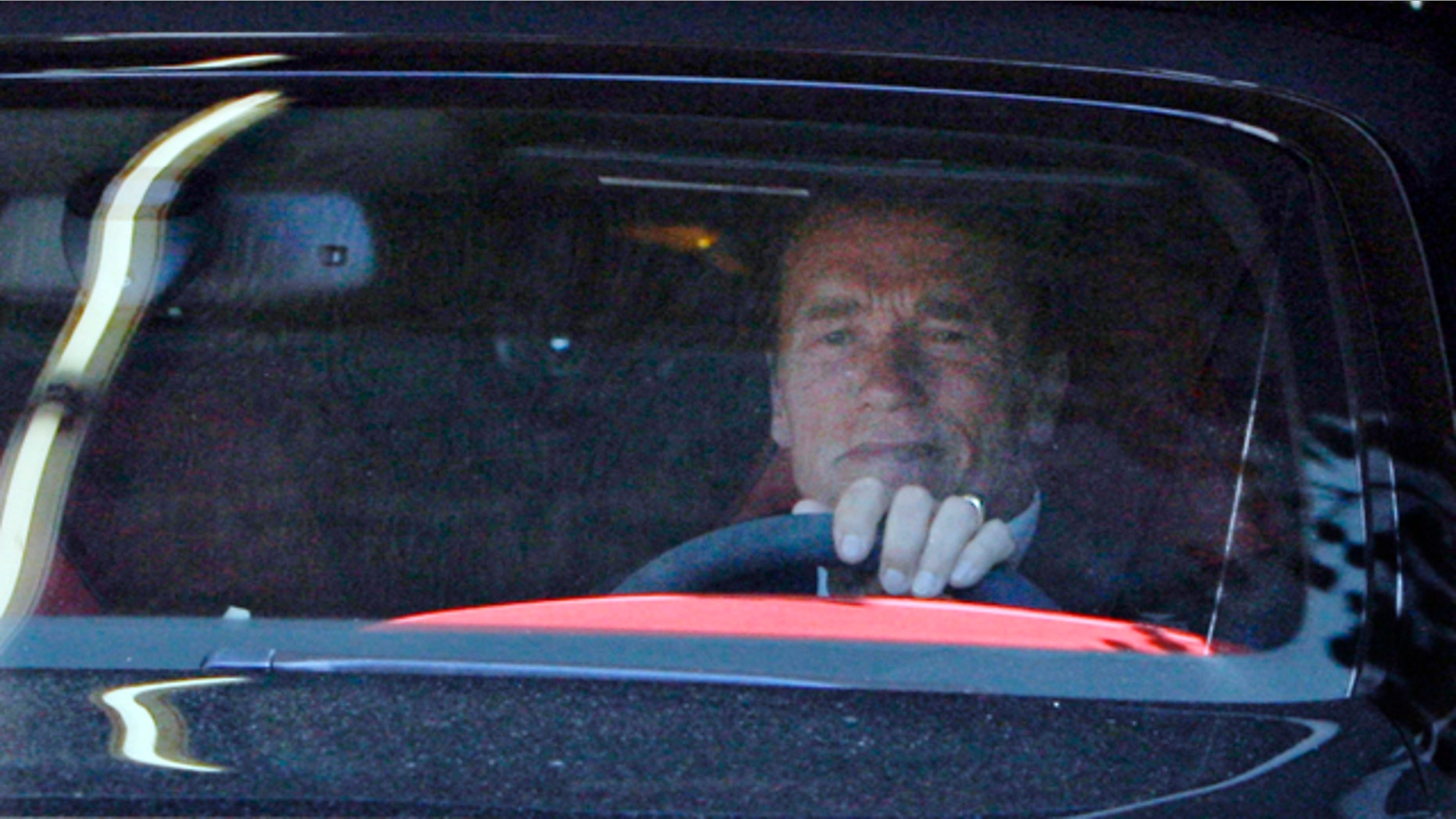 Former California Governor Arnold Schwarzenegger leaves his office Tuesday May 17, 2011 in Santa Monica, Calif.