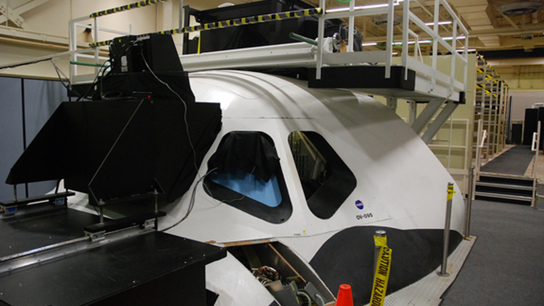 Although never intended to be space-worthy, the fully-functional SAIL (Shuttle Avionics Integration Laboratory) was given its own orbiter vehicle number, OV-095. The SAIL is now set to open for tours at NASA’s Johnson Space Center.