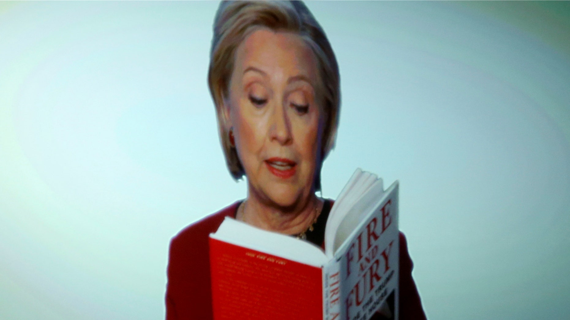 Hillary Clinton emerged from the woods of Chappaqua, New York to crack a joke at President Trump’s expense during Sunday night’s Grammy Awards.