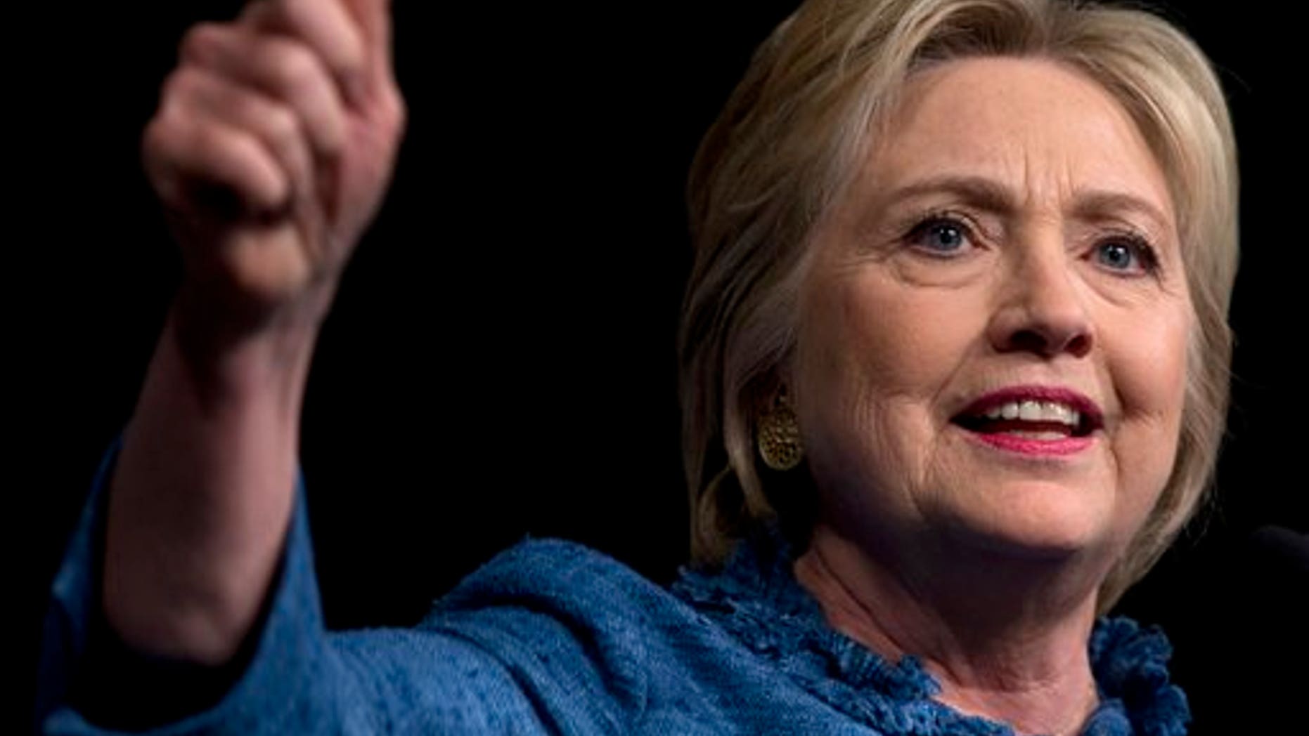 Democratic presidential nominee, Hillary Clinton.