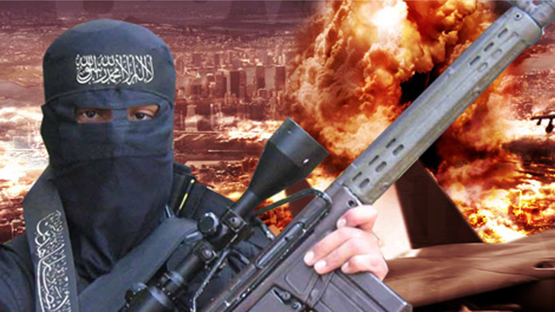 Shown here is an image from the Shumukh forum, an Al Qaeda-linked website.