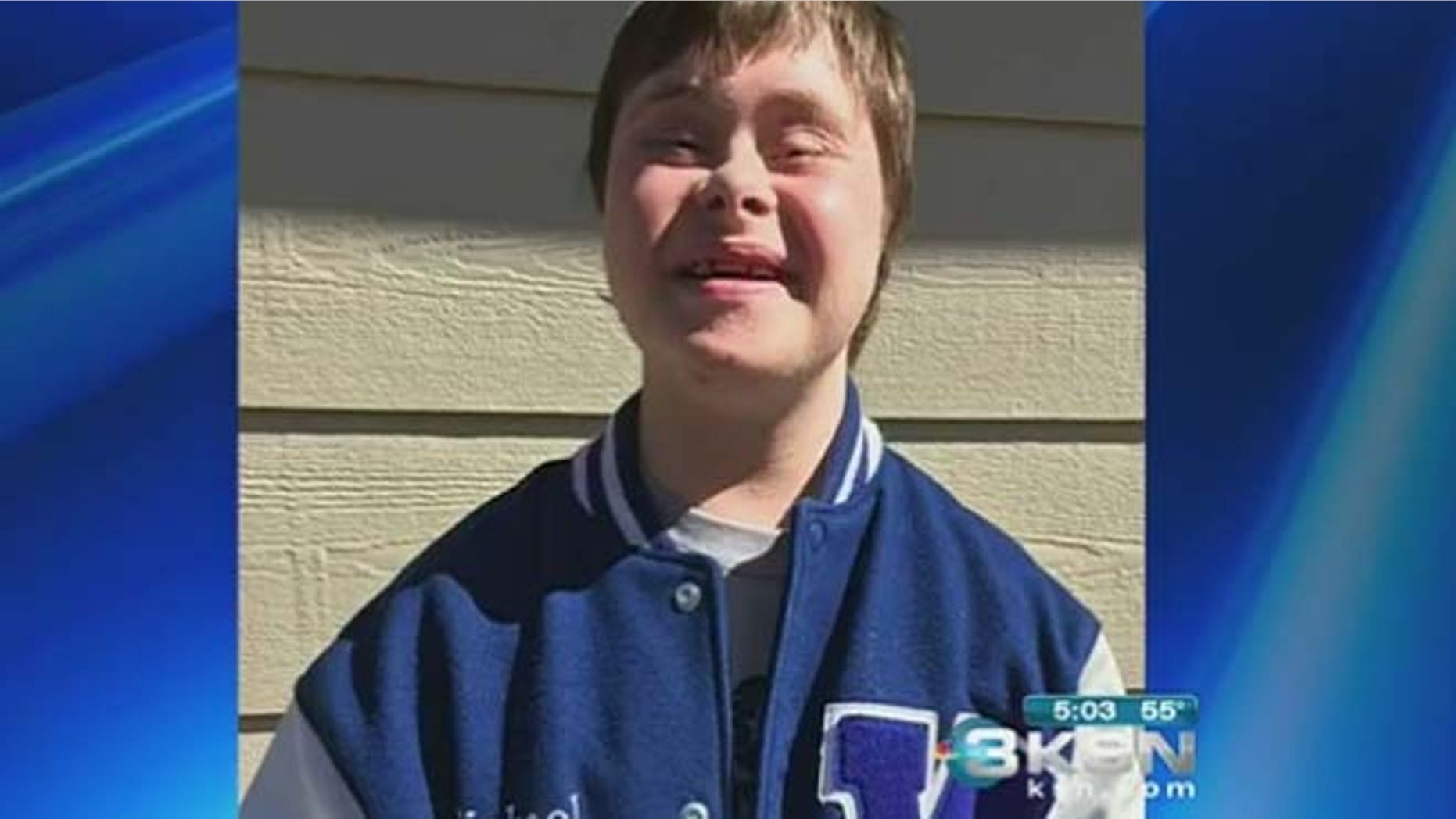 Wichita East High says a rule is a rule which means Michael Kelley, the 19-year old student athlete with Down’s Syndrome and autism, has to leave his precious letter jacket at home.