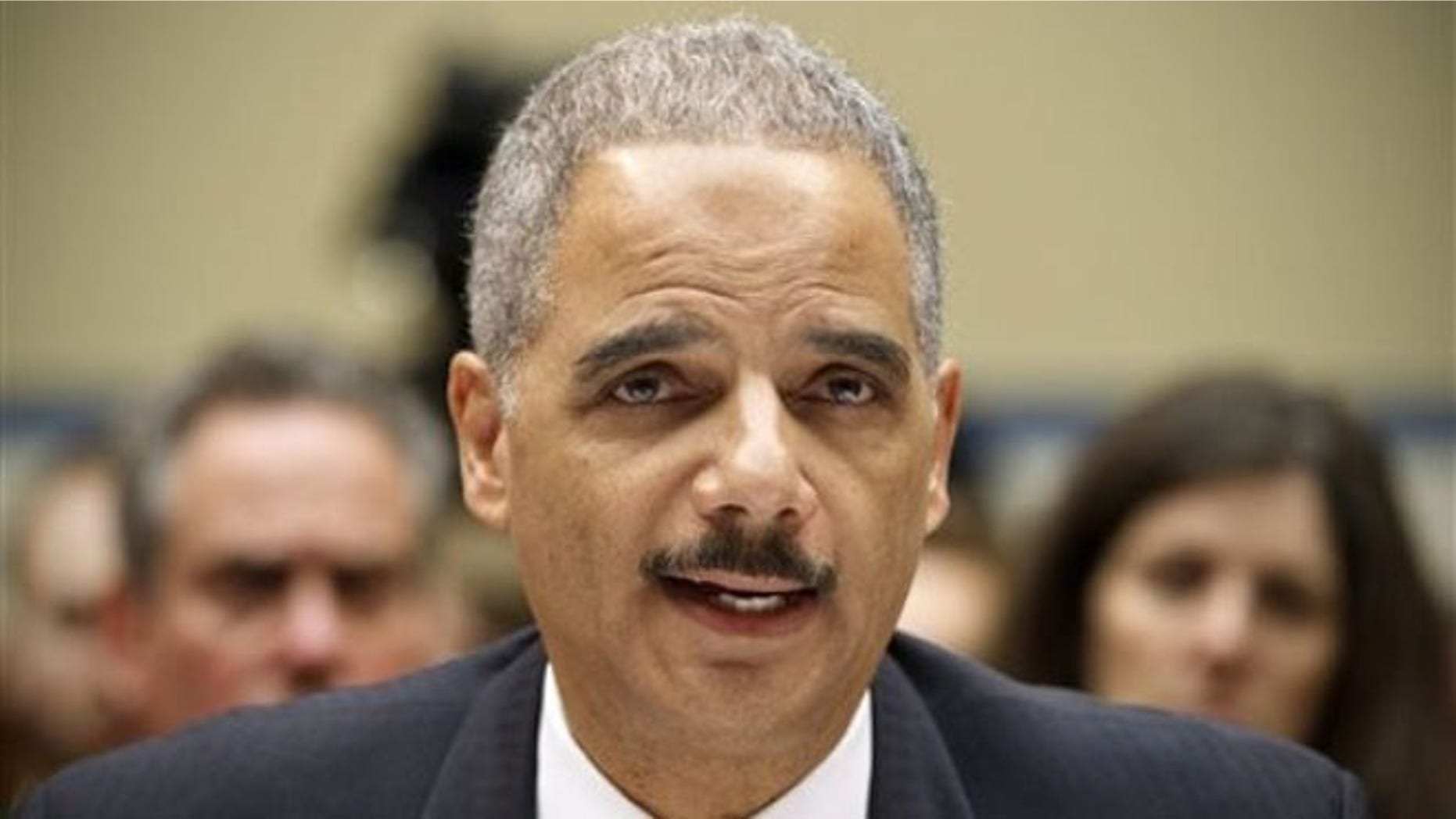 Feb. 2, 2012: Attorney General Eric Holder testifies on Capitol Hill in Washington.