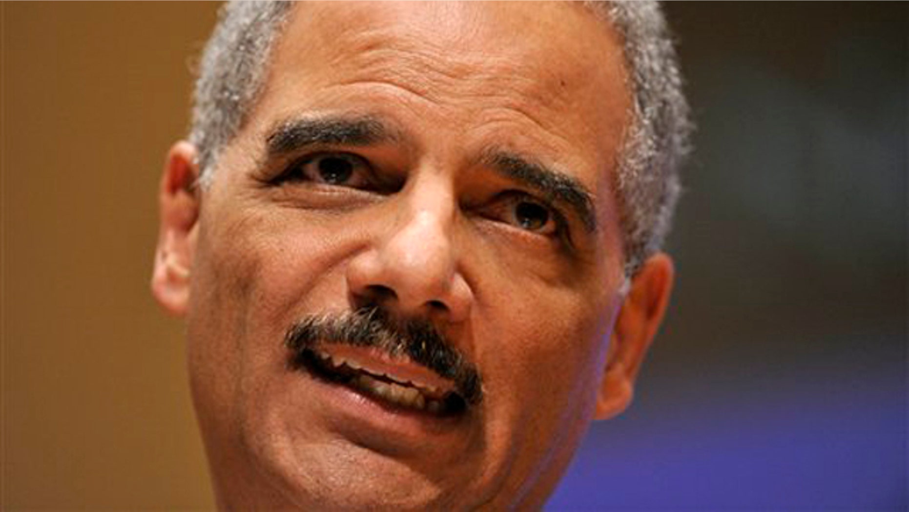 March 5, 2012: Attorney General Eric Holder speaks at the Northwestern University law school in Chicago.