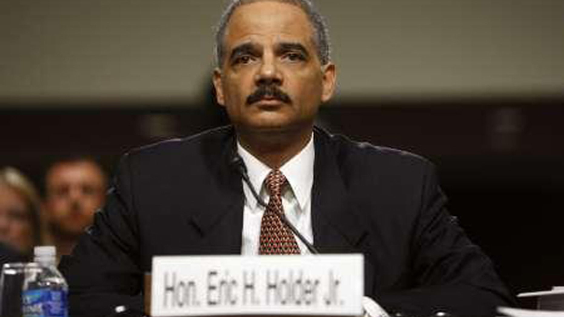 Attorney General Eric Holder testifies before the Senate Judiciary Committee on Capitol Hill Nov. 18. (Reuters Photo)