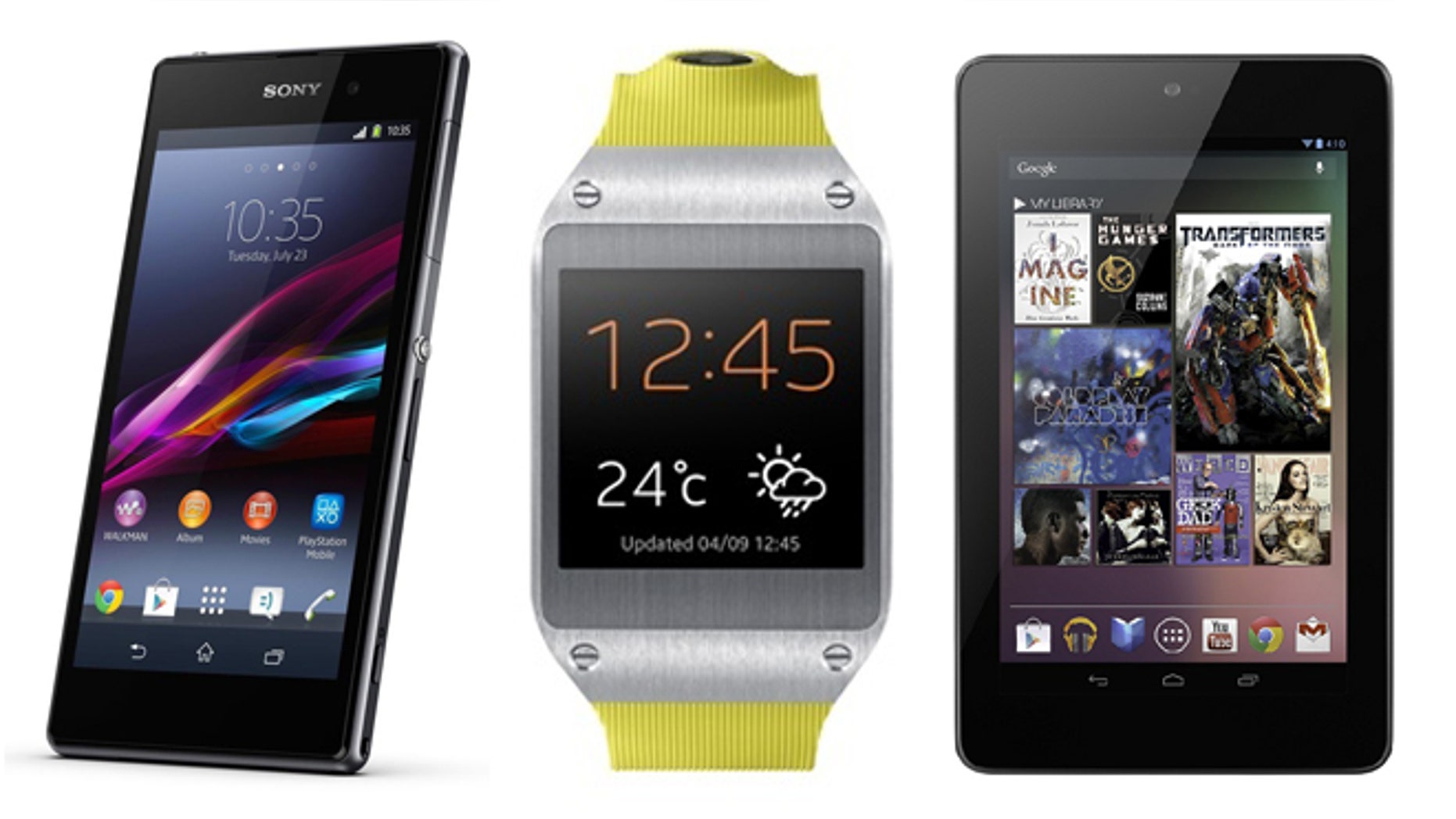 The Sony Xperia Z1, Samsung Galaxy Gear, and Google Nexus 7 -- just some of the recently announced products that will be big this holiday.