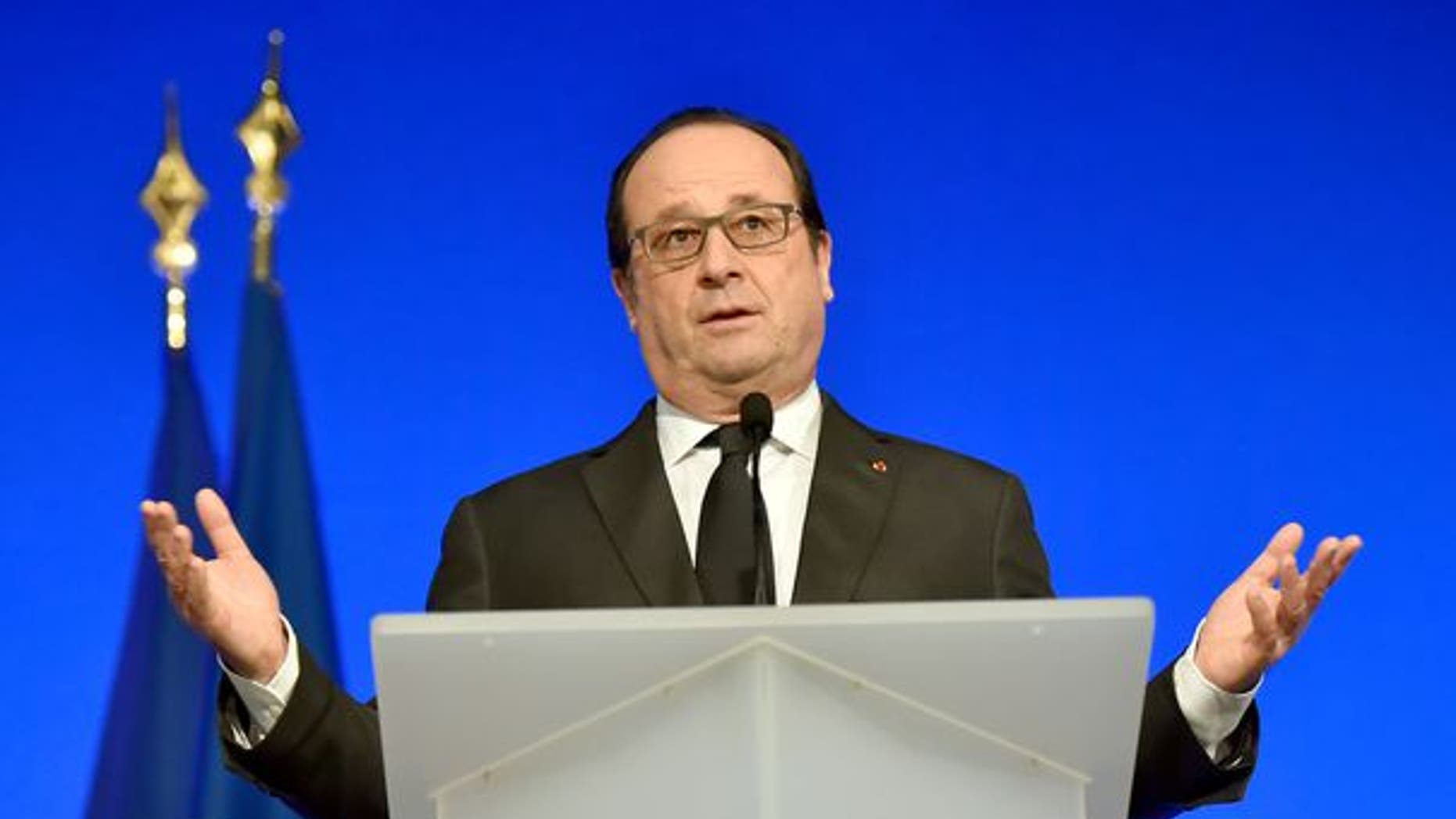 French president Francois Hollande.
