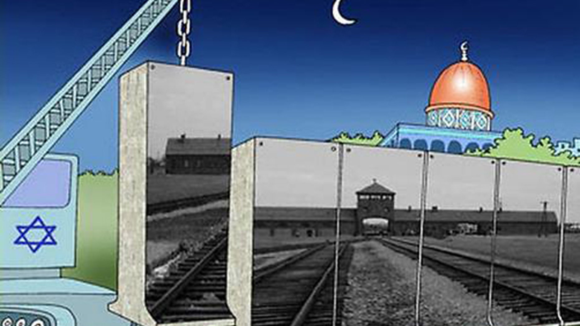 This cartoon won the museum's twisted contest in 2006.