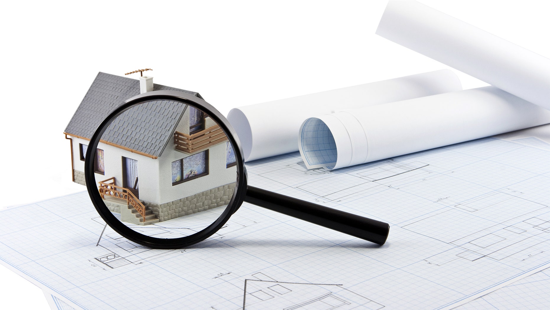 home-magnifying-glass-blueprints