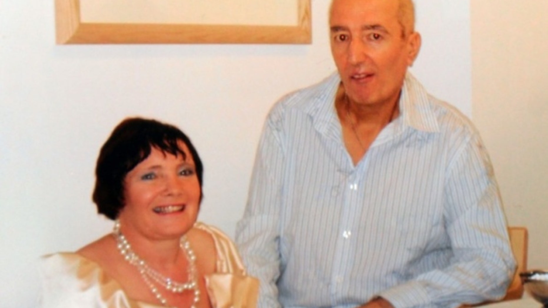 Dec. 21, 2011: Mandy and Mick Richardson on their wedding day.