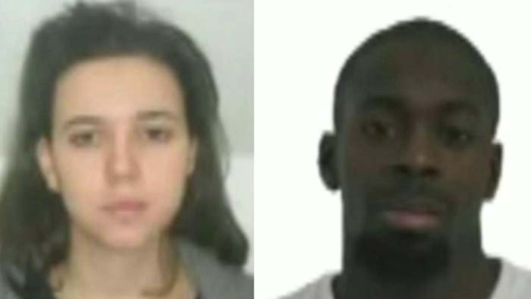 Police identified Hayat Boumeddiene and Amedy Coulibaly as the suspects in the grocery store hostage situation in Paris. Coulibaly was killed by police, while Boumeddiene is reportedly unaccounted for.