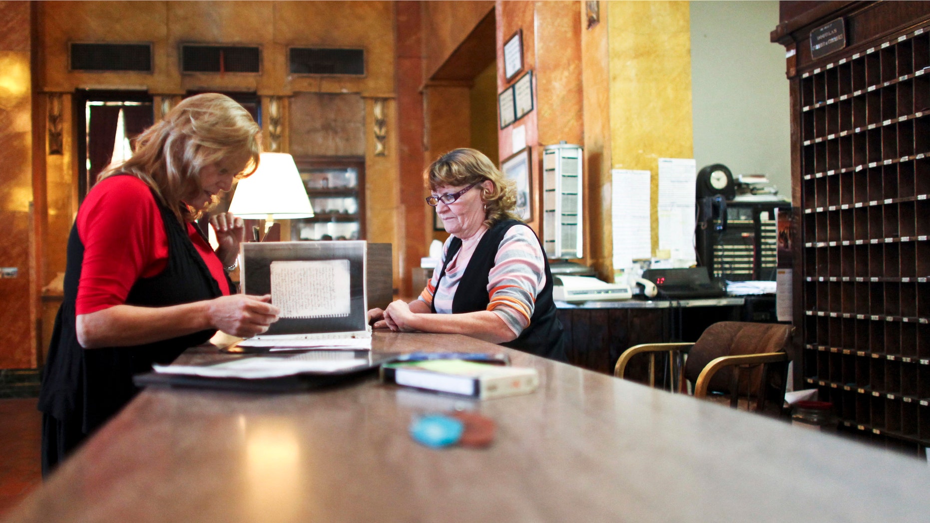 FILE: Oct. 29, 2012: Shown here are a hotel manager and supervisor at a hotel in Douglas, Arizona.