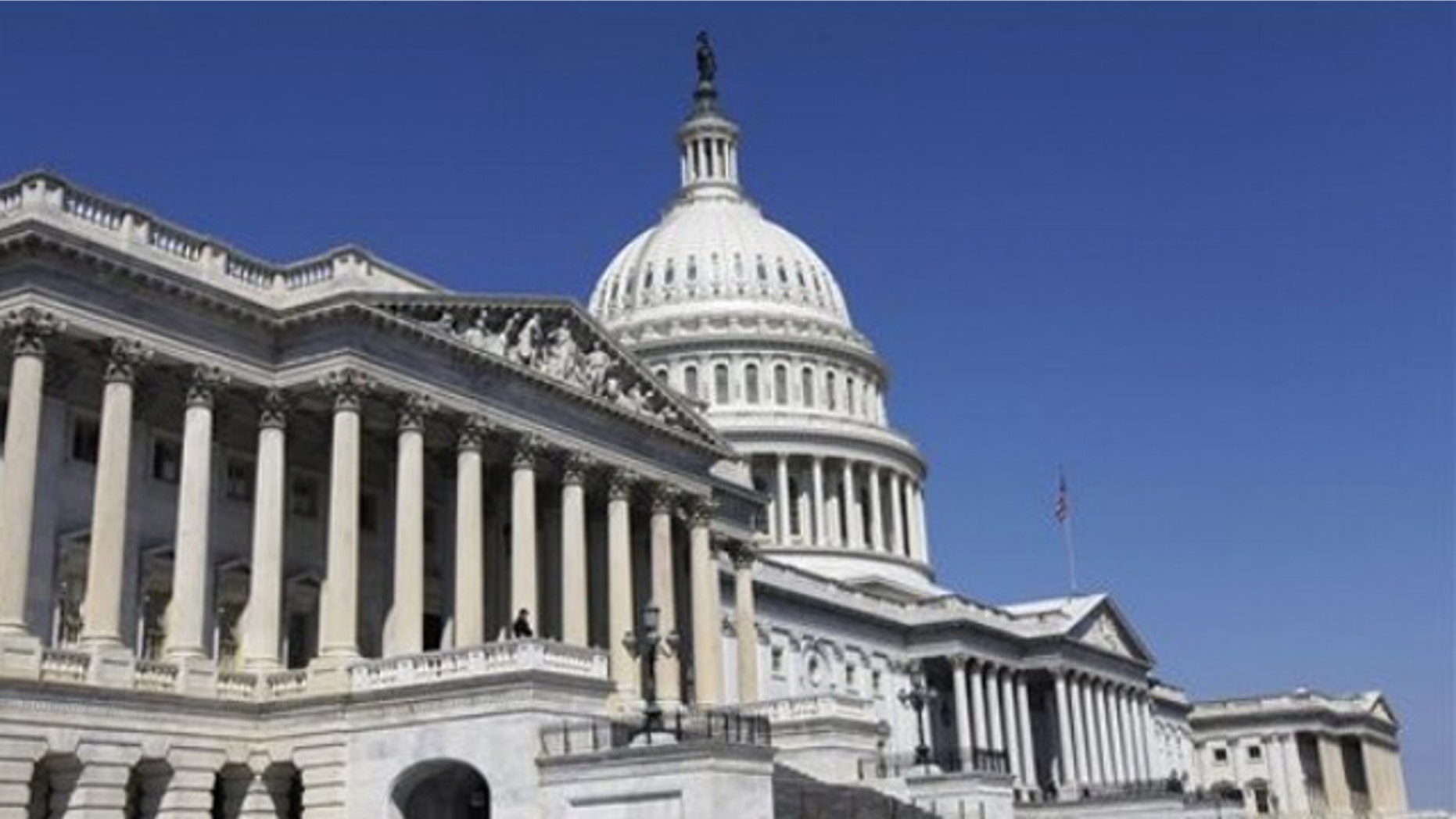 The US Capitol is seen in Washington, Wednesday, April 6, 2011, with the House of Representatives in the foreground, as Congress debates the budget. (AP Photo/Alex Brandon)