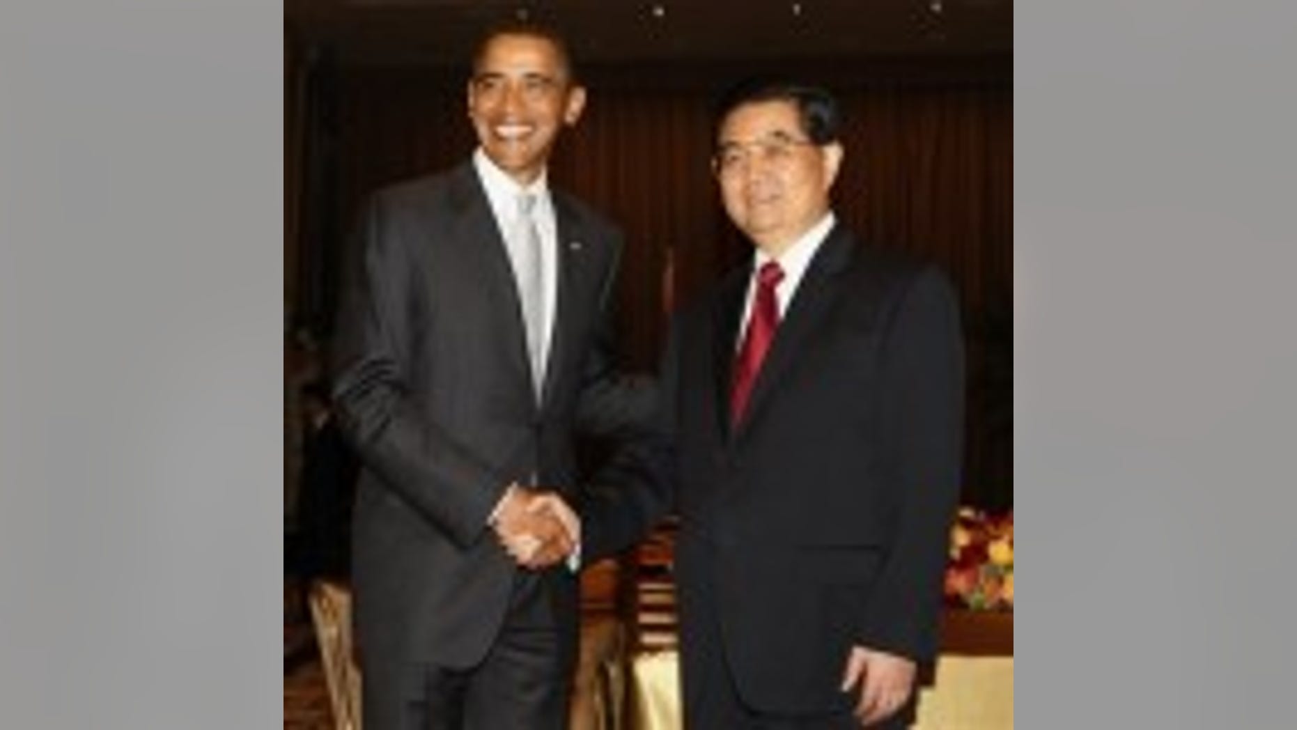 President Barack Obama meets with China's President Hu Jintao in New York, Tuesday, Sept. 22, 2009. (AP Photo/Charles Dharapak)