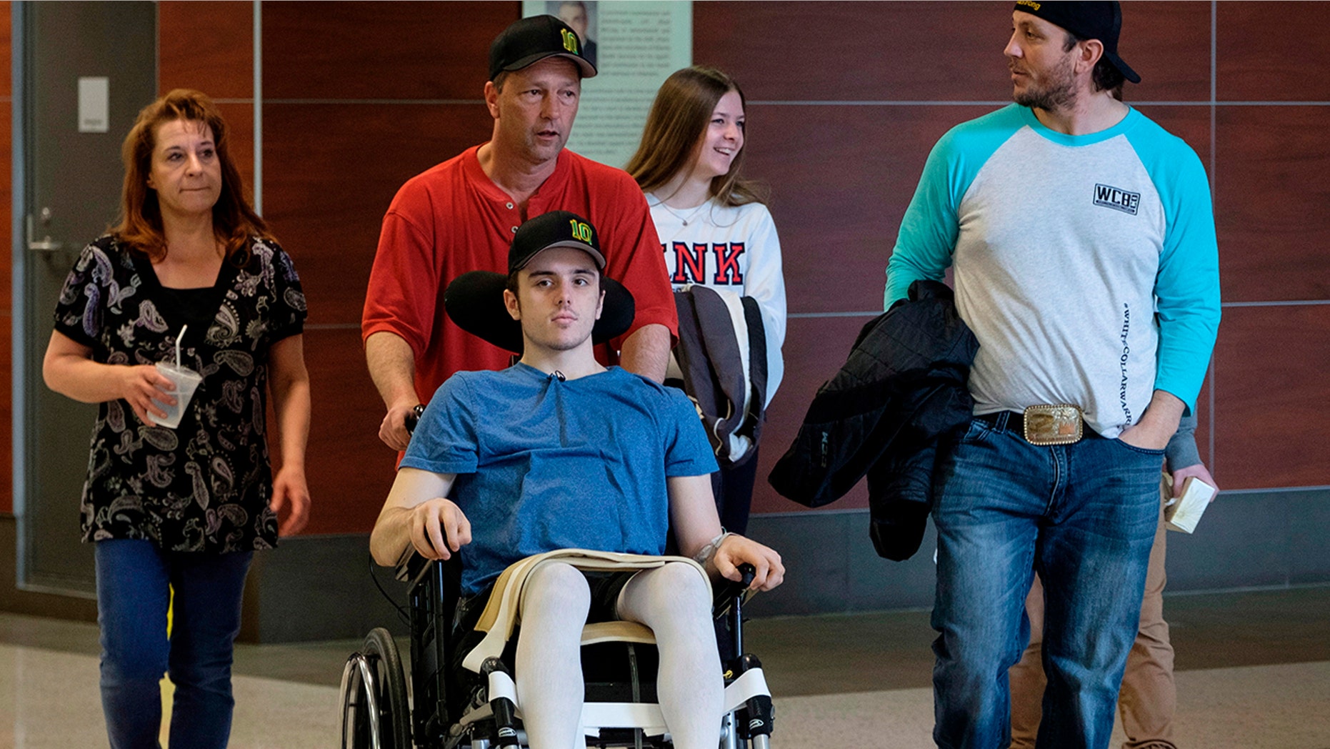 Ryan Straschnitzki was paralyzed following a bus crash that killed 16 people. He is scheduled to fly to Philadelphia on Wednesday to continue treatment.