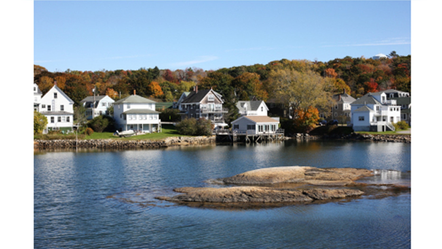 Boothbay Harbor town in Maine.