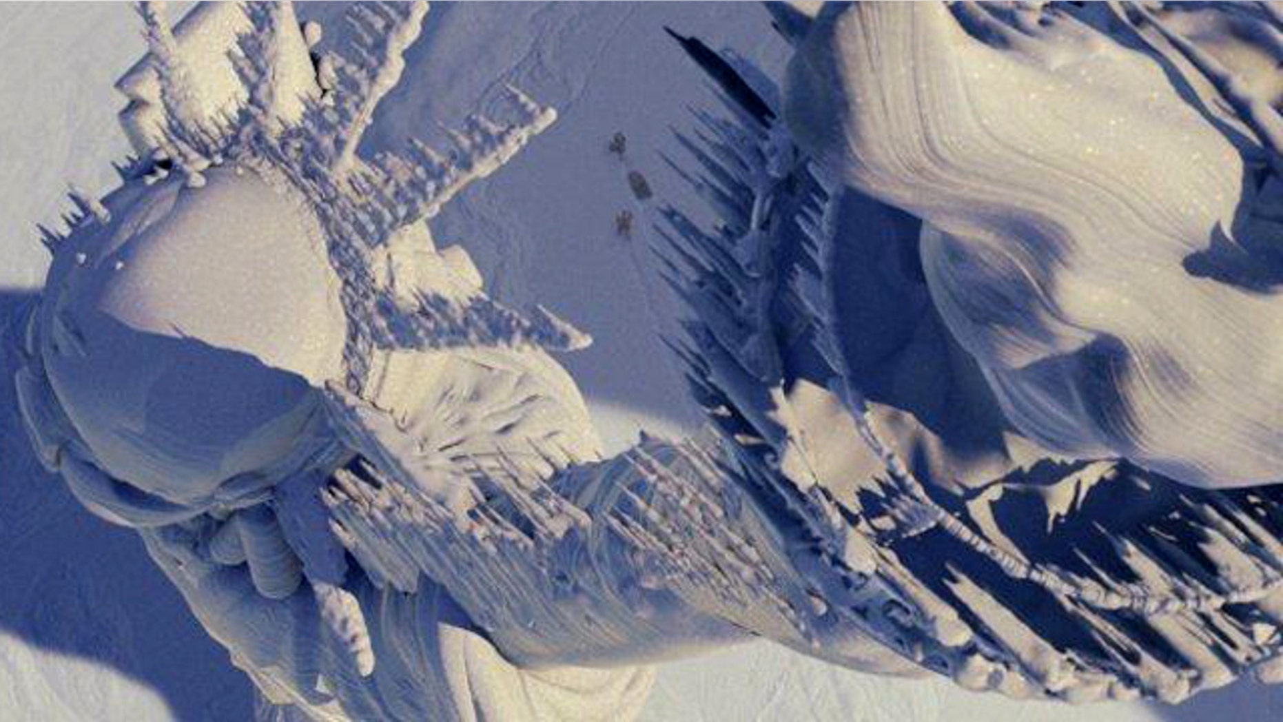 The Statue of Liberty, depicted frozen solid in the movie "The Day After Tomorrow." Many weather forecasters and scientists wonder whether a coming period of "global cooling" may be on the way.