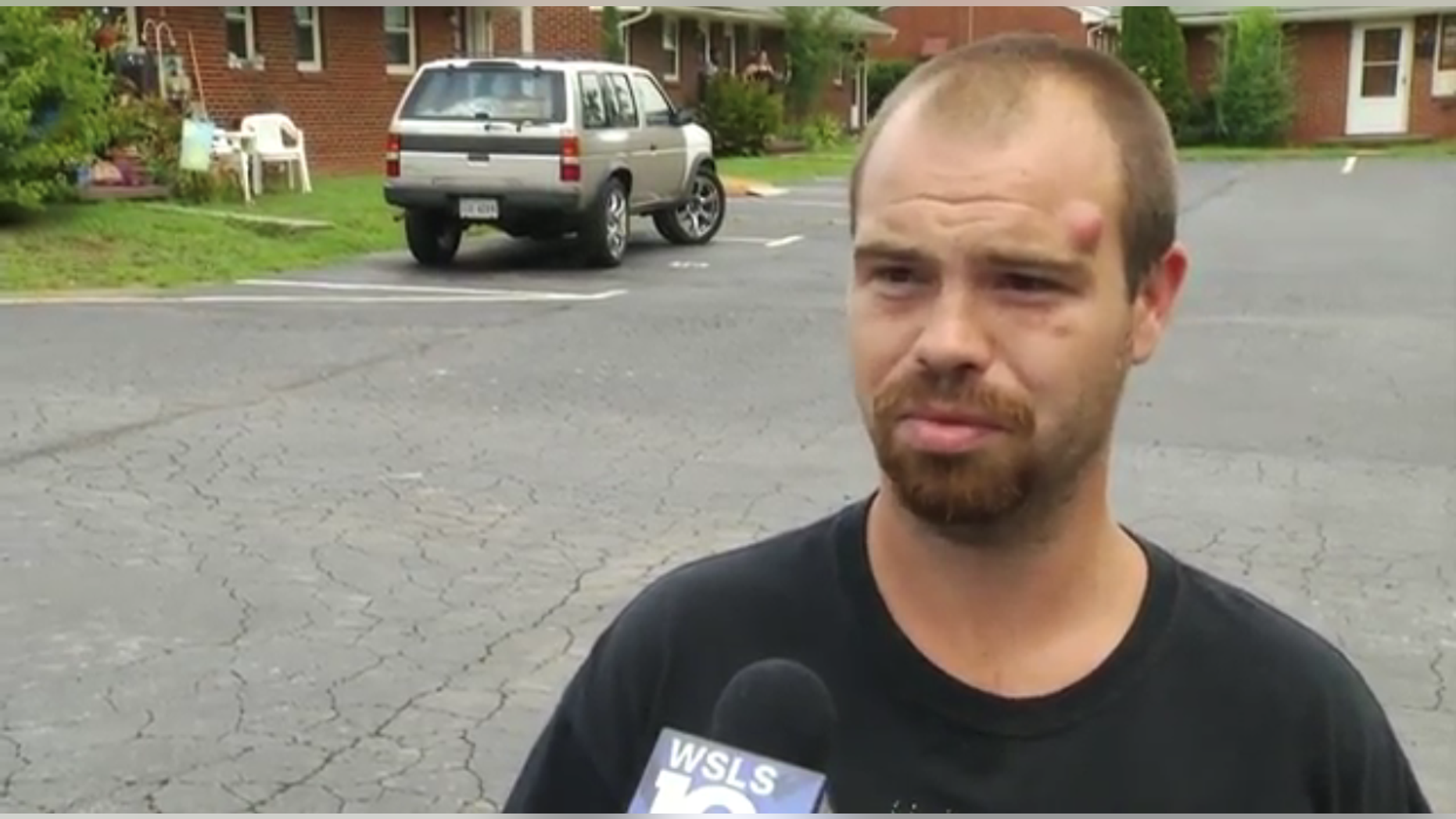 Chad Corby helped his neighbor, Clarence "Skip" Kakert, 70, after Kakert was tied up, beaten and left in a burning building.