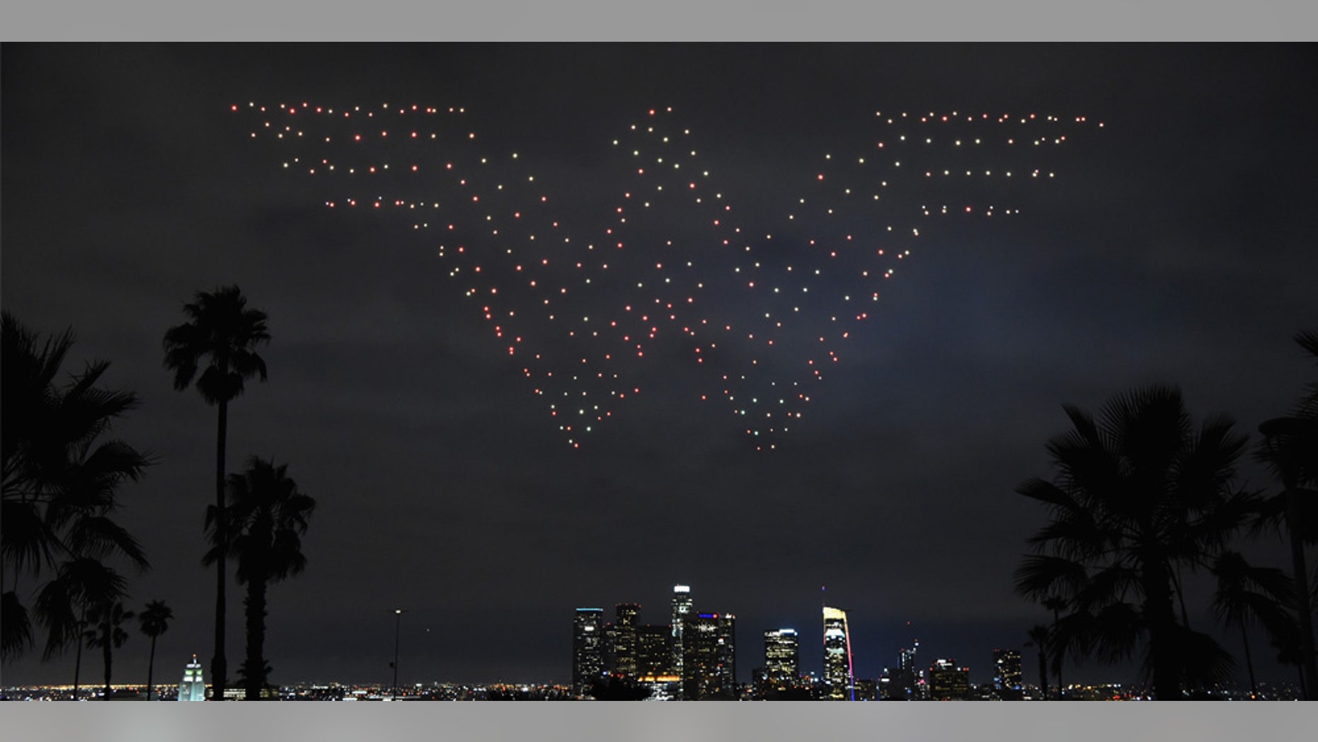 The "Wonder Woman" drone display (Intel)