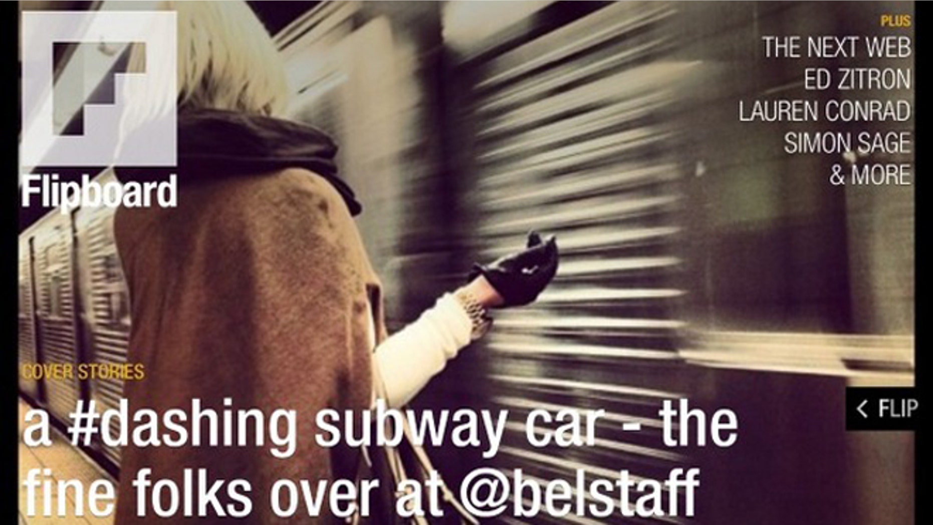 On Flipboard, your social media feeds share the spotlight with Internet news of your choice.