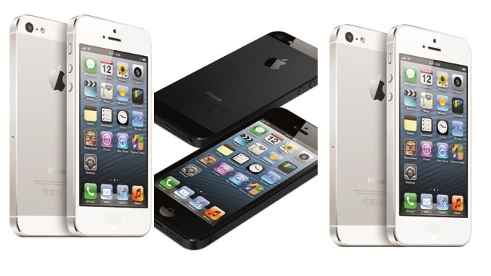Views of the iPhone 5, the current flagship phone from Apple. Developer logs indicate an iPhone 6 -- or possible iPhone 5S -- may be under development.