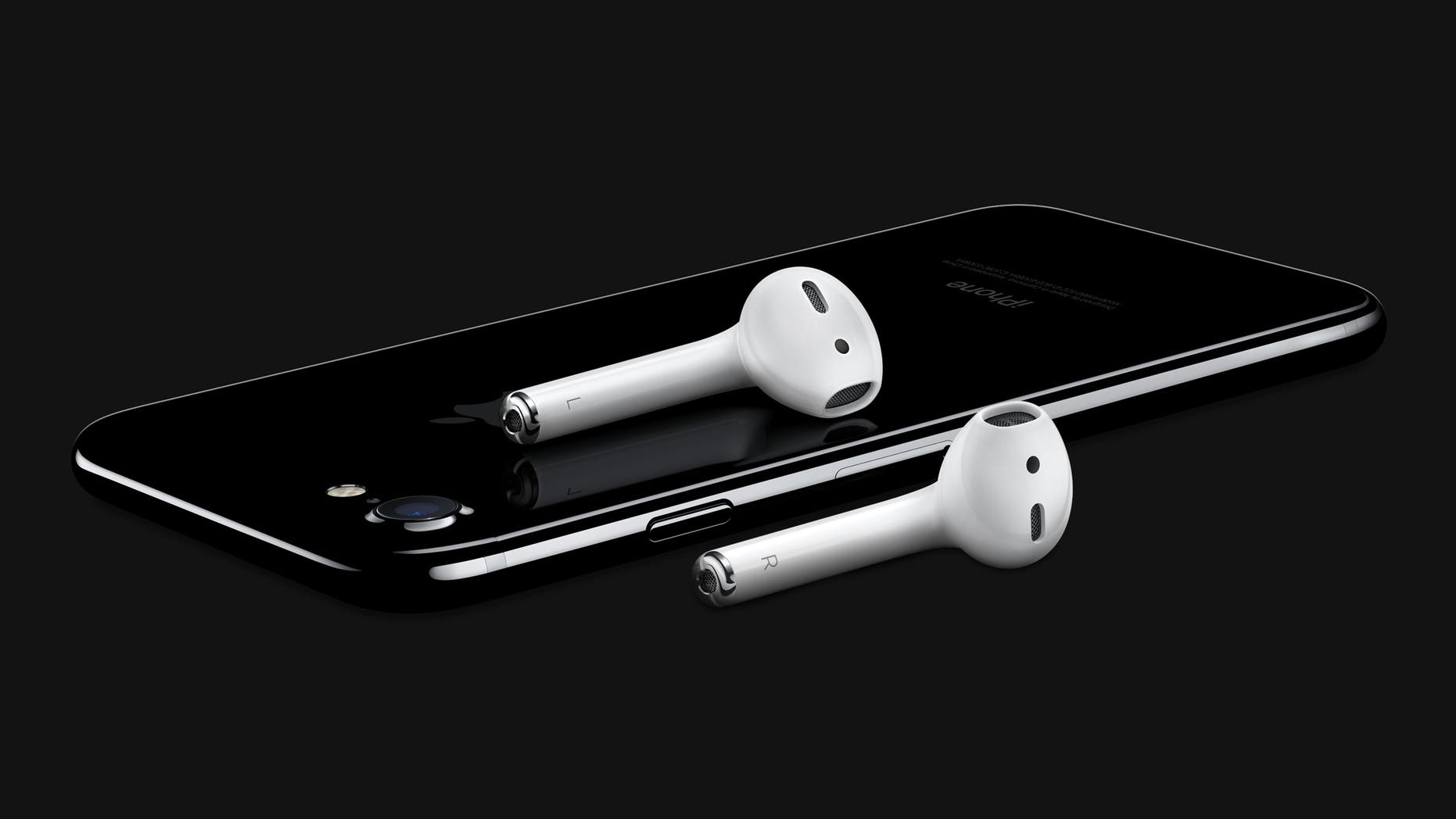 Apple's new AirPods.