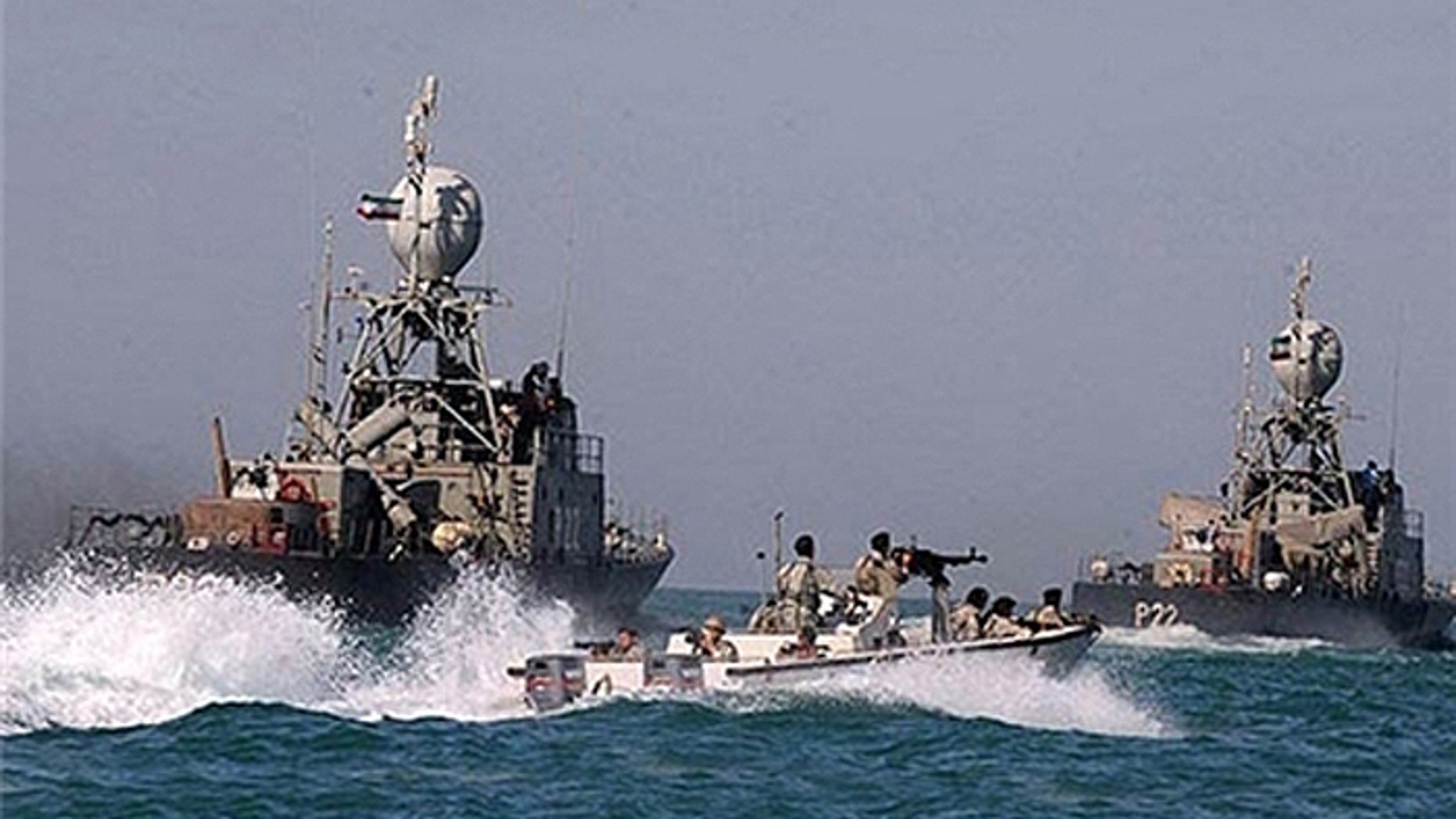 Sinking Feeling Iranian Navy Sends Message With Us Bound