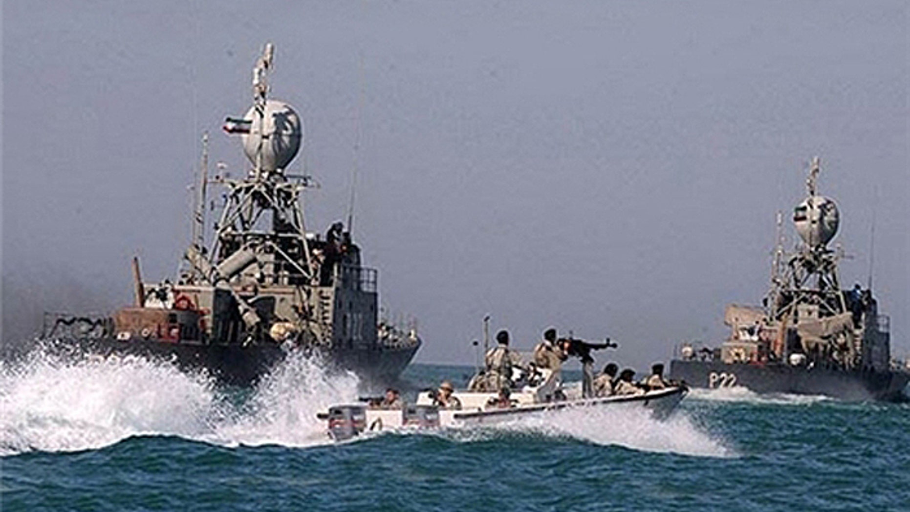 Sinking Feeling Iranian Navy Sends Message With Us Bound