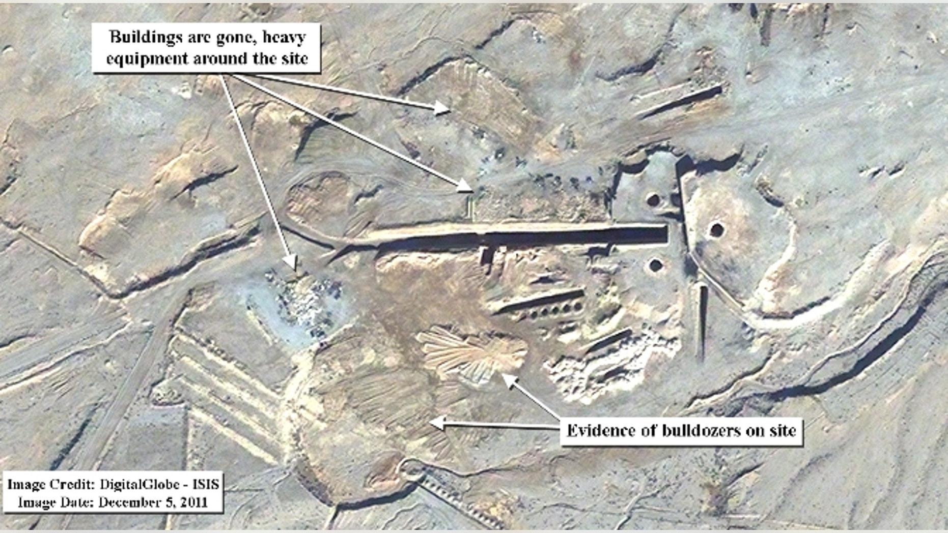 Dec. 3, 2011: Satellite image of the Uranium Conversion Facility, Zirconium Production Plant and entrances to a tunnel facility at the Isfahan nuclear site.