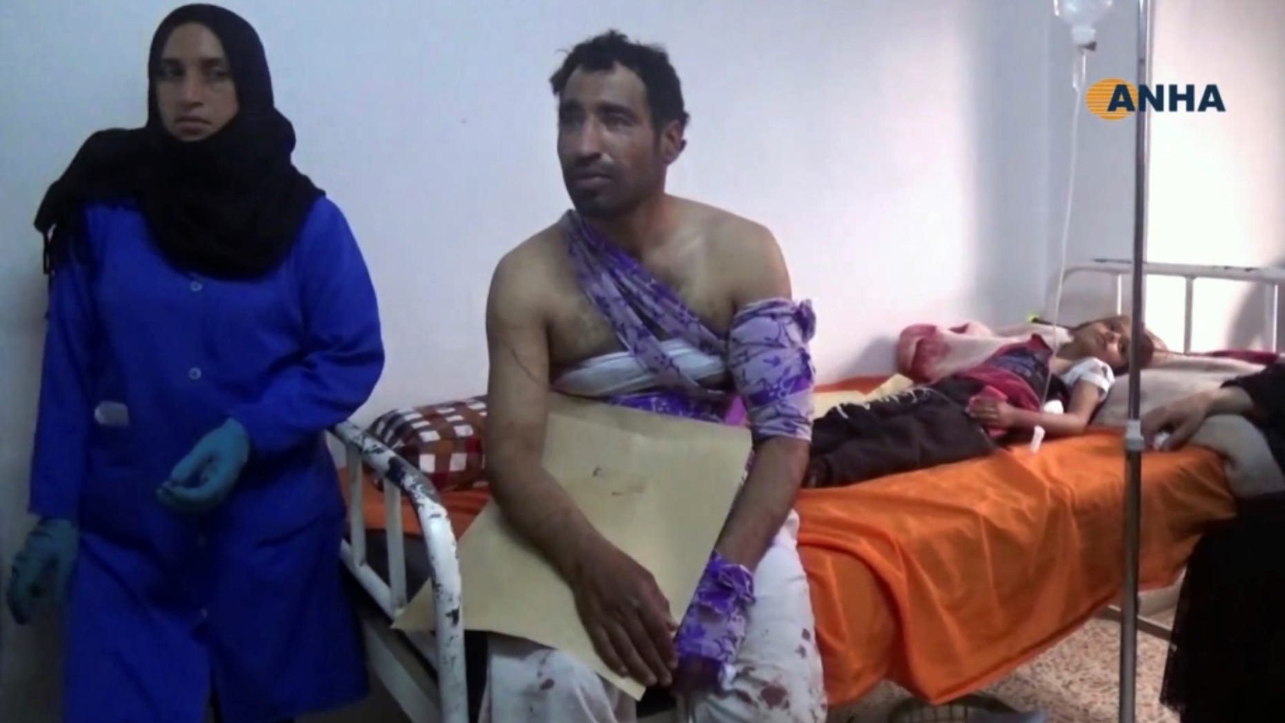Syrian and Iraqi civilians were killed and injured in an attack on Tuesday morning in Syria.